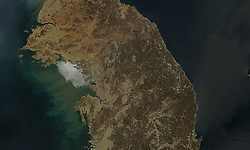 테라(Terra)위성에서 본 한반도 사계(四季)의 변화 모습