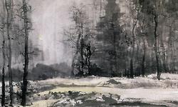 중국 화가 '리우 마오샨(刘懋善. Liu Maoshan)'의 독창적인 화풍의 동양화