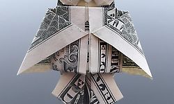 실제 달러지폐로 만든 종이접기의 놀라운 예술