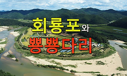 우리나라 최고의 물돌이 마을 회룡포와 뿅뿅다리