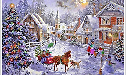 니키 베이미(Nicky Boehme)의 크리스마스 풍경