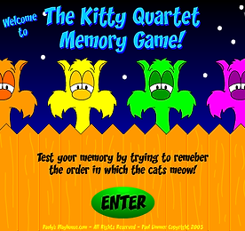 더 키티 콰르텟 메모리 게임! (The Kitty Quartet Memory Game!)