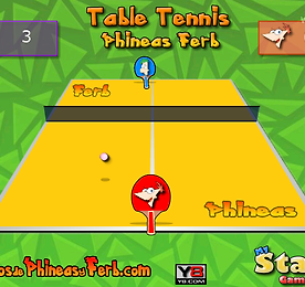 피니와 퍼브: 탁구 (Phineas and Ferb: Table Tennis)