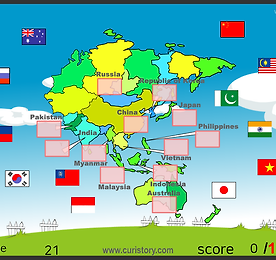 큐리게임 - 세계국기퍼즐