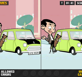 틀린그림찾기 - 미스터 빈 카 디퍼런스 (Mr. Bean Car Differences)