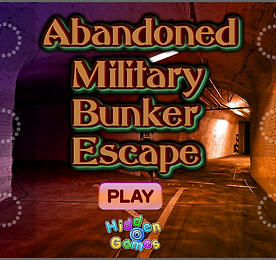 버려진 군사 벙커 탈출 (HiddenOGames - Abandoned Military Bunker Escape)