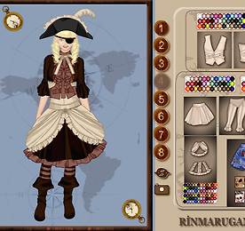 린마루게임즈 - 파이어릿 로리타 드레스업 (Pirate Lolita Dress Up)