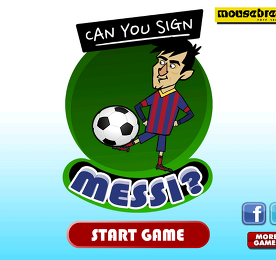 메시에게 사인받기 (Can You Sign Messi?)