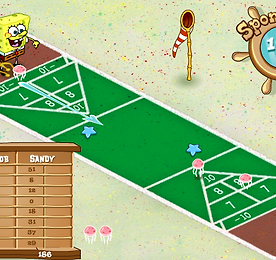 스폰지밥 젤리피쉬 셔플보드 (Spongebob Jellyfish Shuffleboard)