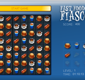 패스트 푸드 매칭 게임 (Fast Food Fiasco!)