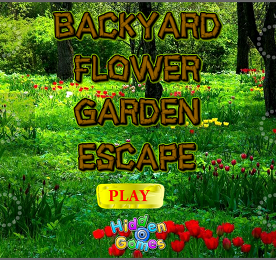 플라워 가든 탈출 (HiddenOGames - Backyard Flower Garden Escape)