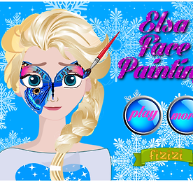 엘사 페이스 페인팅 (Elsa Face Painting)