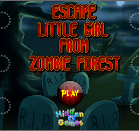 좀비숲에서 여자아이 탈출 (HiddenOGames - Escape Little Girl From Zombie Forest)