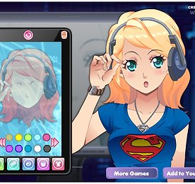 린마루게임즈 - 아니메 긱 걸 메이크오버 (Anime Geek Girl Makeover Game)