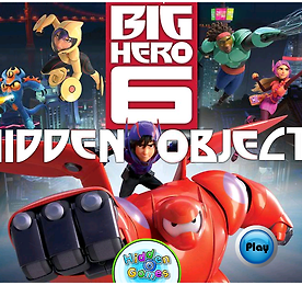 HiddenOGames 숨은그림찾기 - 빅 히어로 6 (Big Hero 6 Hidden Objects)