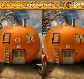 틀린그림찾기 - 호박 하우스 (The Pumpkin House)