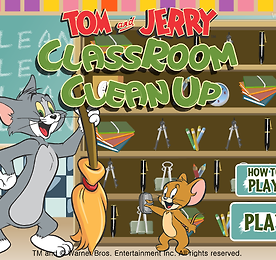 톰과 제리 클래스룸 클린업 (Tom and Jerry - ClassRoom Clean Up)