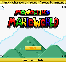 모놀리스 마리오 월드 (Monolith Mario World)