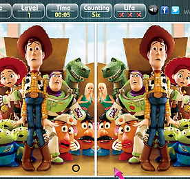 토이스토리 3 틀린그림찾기 (Toy Story 3 - Spot the Difference)