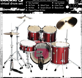 버클 8 버추얼 드럼 세트 (Buckle 8 Virtual Drum set)
