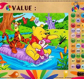 위니, 티거 & 피글렛: 컬러매스 게임 (Winnie, Tigger & Piglet ColorMath Game)