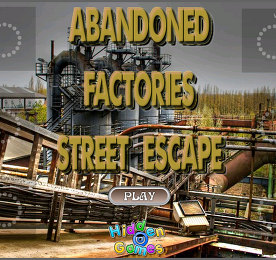 버려진 공장 거리 탈출 (HiddenOGames - Abandoned Factories Street Escape)