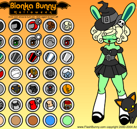 비온카 버니 할로윈 (Bionka Bunny Halloween) 옷입히기