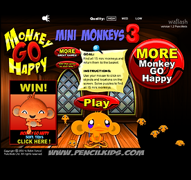몽키 고 해피: 미니 몽키스 3 (Monkey GO  Happy : Mini Monkeys 3)