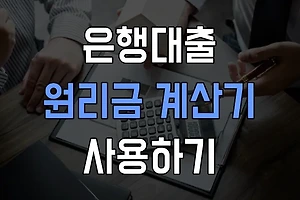 대출 원리금 계산기, 정확한 대출 계획 세우기 썸네일