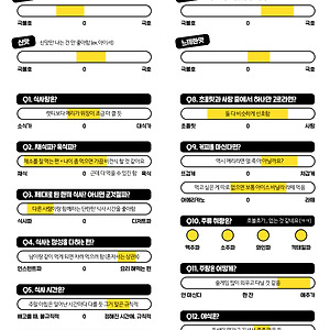 식사 취향