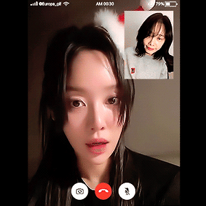 김히어라 차주영 영상통화