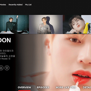 2020년 화보장인의 화보모음 넷플릭스 GIF