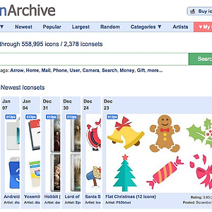 무료 아이콘의 보고 - iconarchive(아이콘아카이브) 사이트