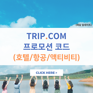 트립닷컴 (trip.com) 할인코드 항공권/호텔/액티비티 예약방법