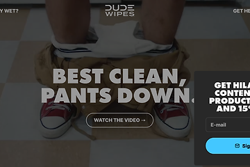 DUDE Wipes - 장난처럼 시작된 물티슈가 미국 남자들의 필수템이 되기까지