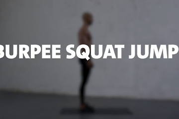 프리레틱스 운동 : burpee squat jumps