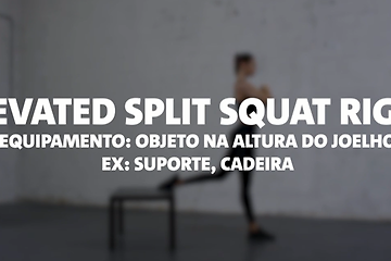 프리레틱스 운동 : elevated split squats
