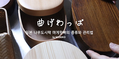 일본 나무도시락통 "마게왓빠"의 종류, 사용방법과 관리 (초보자 입문용 추천 마게왓빠)