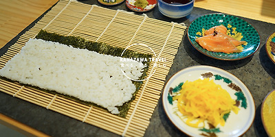 가나자와 스시(초밥) 맛집- 직접만들어먹는 호소마키즈시(金沢細巻き寿司)