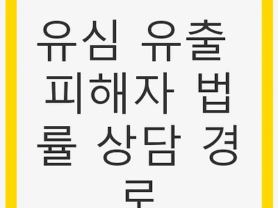 유심 유출 피해자 법률 상담 경로와 집단소송 정보