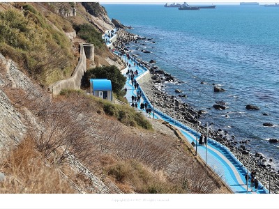 부산 영도 절영해안산책로와 흰여울 해안터널 중리해변 풍경