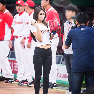 [2015.09.25] 문학경기장 AOA 설현 시구