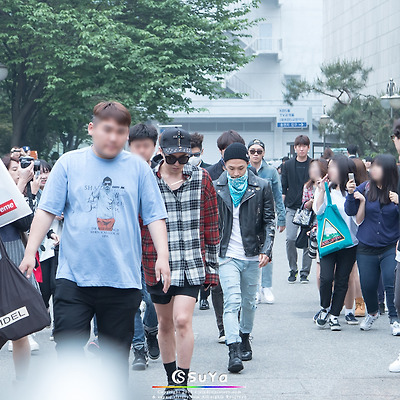[150515] 빅뱅(BigBang) KBS 뮤직뱅크 리허설 퇴근길 직찍 By SuYa티스토리 툴바