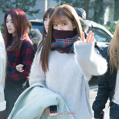 141114 KBS 뮤직뱅크 출퇴근길 헬로비너스 직찍