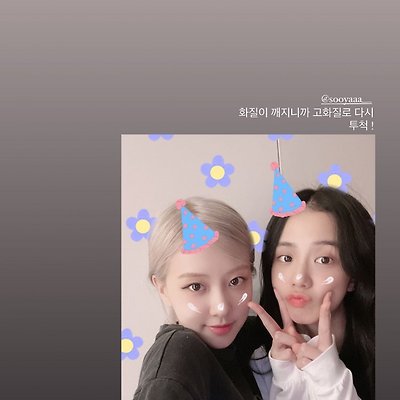 블랙핑크 지수 2021년 생일축하해주는 블핑맴버들+브이앱채팅