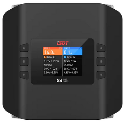 ISDT K4 스마트 듀얼 충전기 매뉴얼