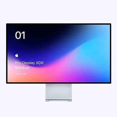 Free Apple Pro Display XDR Mockup (PSD)