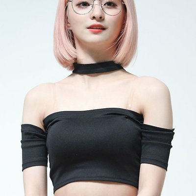 프로미스나인 이나경 안경 핑크머리 190630 팬싸인회
