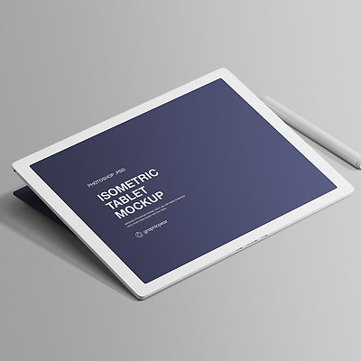 Isometric Tablet Mockup()