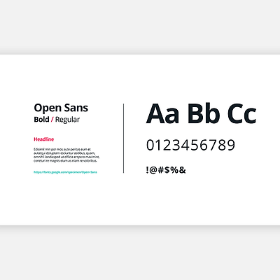 [영문폰트] OpenSans 다운로드(Google Fonts) 구글폰트 아파치 라이센스 2.0